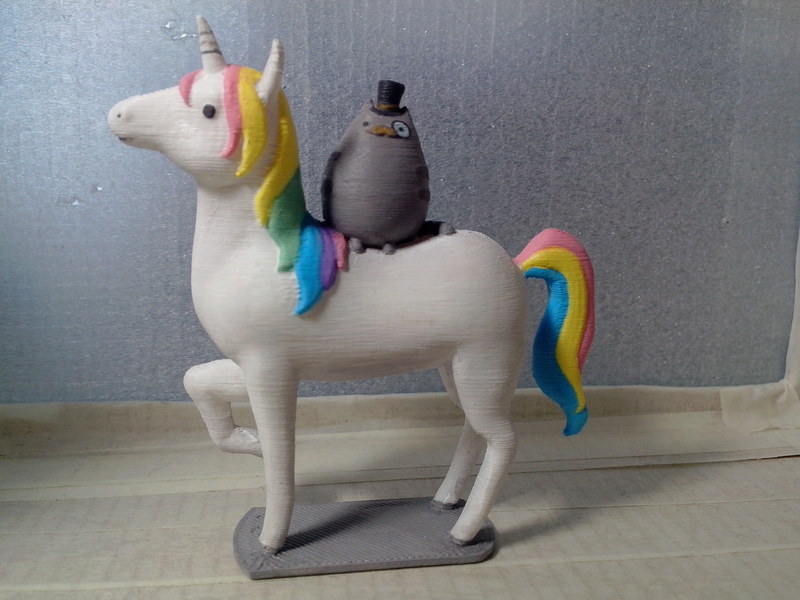 Pusheen Cat and Unicorn