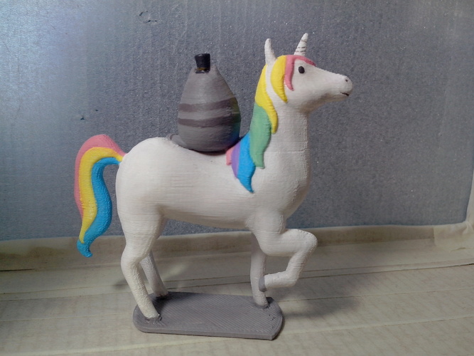 Pusheen Cat and Unicorn 3D Print 87493