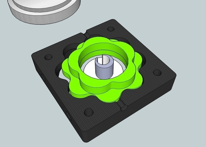 Hypocycloid gear box 42:1 3D Print 87506