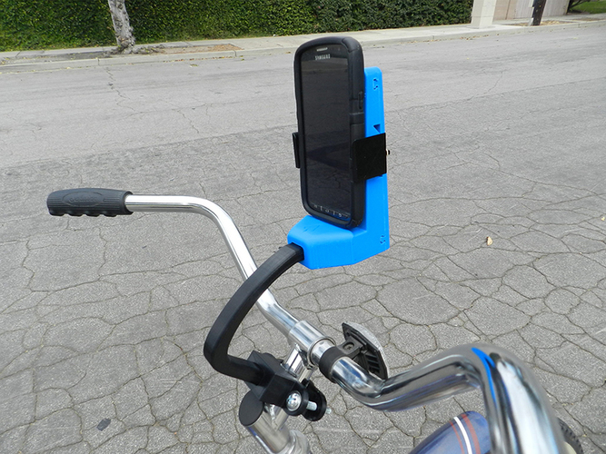 Quick Access Bike Mount for Smartphones 3D Print 87674