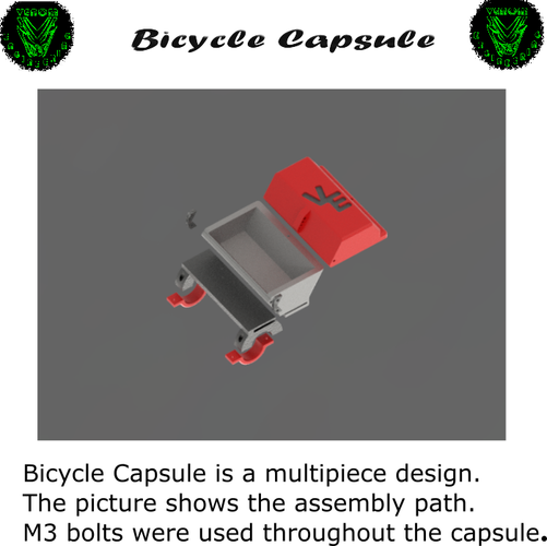 Bicycle Capsule 3D Print 87823
