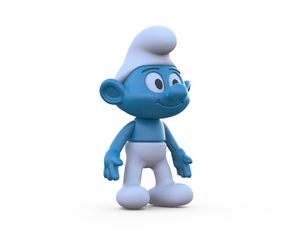 3D Printed The Smurf by anthony_lu 