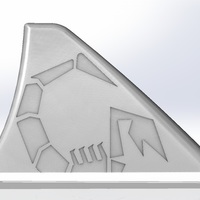 Scorpion Shark Fin for Car Roof, Fiat Abarth - Thumbnail 3
