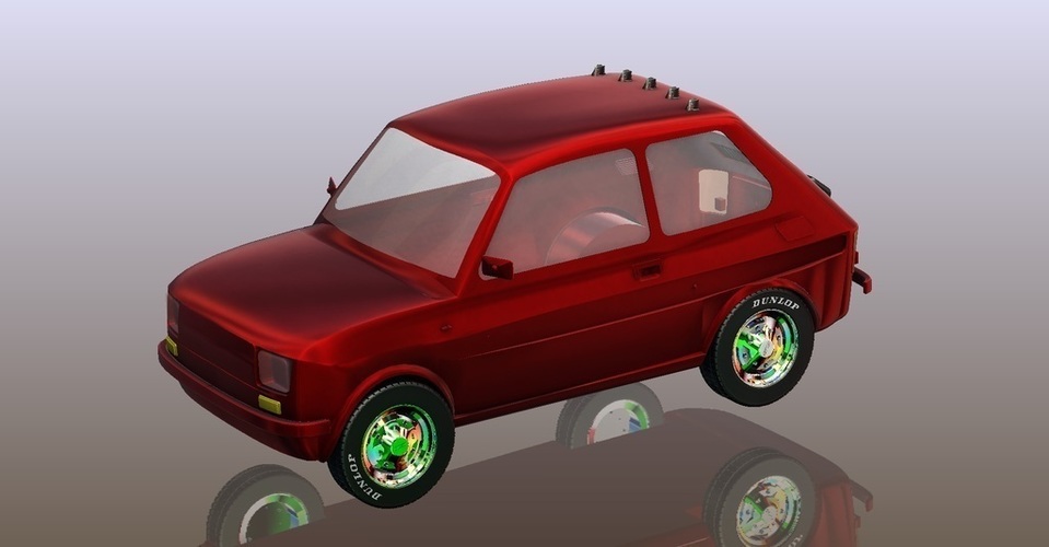 Car fin 3D Print 88044
