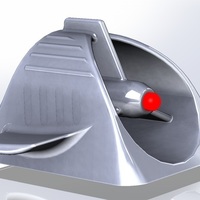 Vehicle fin with generator turbine and light. - Thumbnail 2