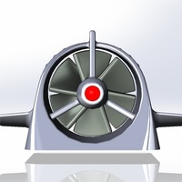 Vehicle fin with generator turbine and light. - Thumbnail 3