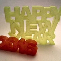 HAPPY NEW YEAR SIGN - Thumbnail 2