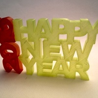 HAPPY NEW YEAR SIGN - Thumbnail 3