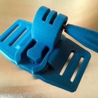 Small Backpack Shoulder attachment for GoPro camera 3D Printing 88129