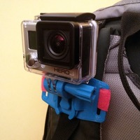 Backpack Shoulder attachment for GoPro camera - Thumbnail 3