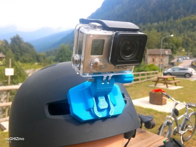 GoPro Helmet Front mount 3D Print 88138