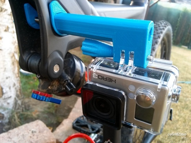 GoPro side mount for Specialized Camber 3D Print 88150
