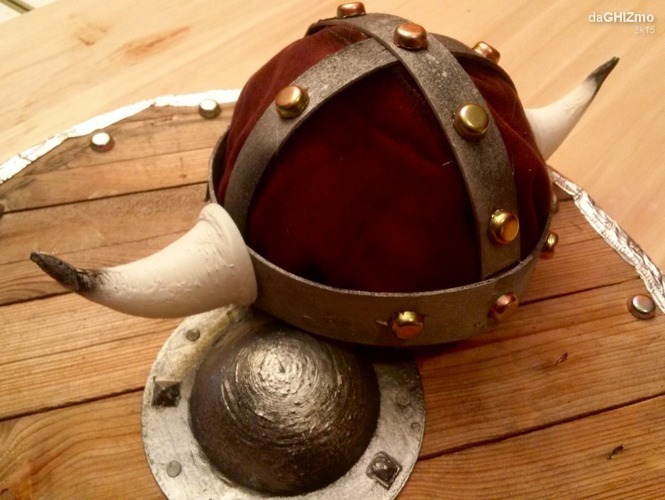 Viking Horned Helmet 3D Print 88222