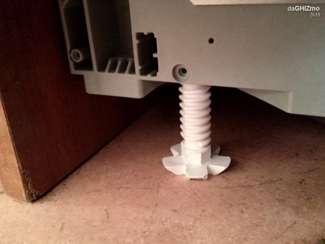 Levelling feet risers for a Bosch dishwasher 3D Print 88231