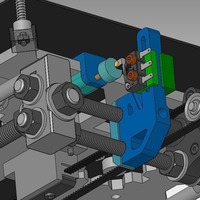 Small adjustable Y Endstop Prusai3 3D Printing 88245