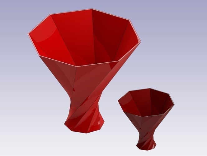 Diverging Spiral Vase 3D Print 88302