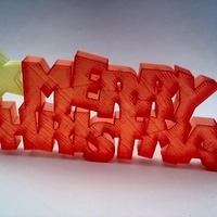 Merry Christmas Sign - Thumbnail 2