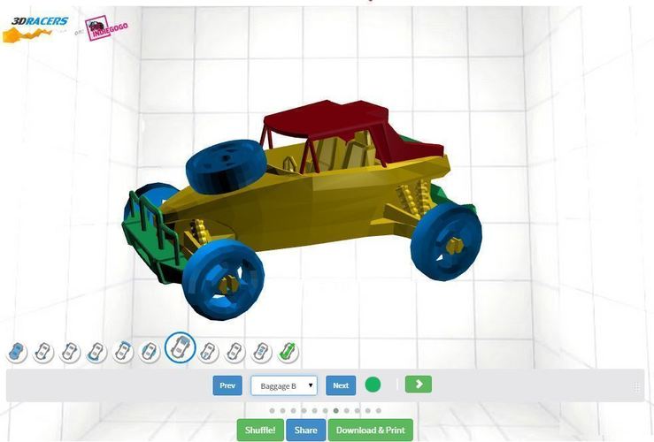 RC Car - Buggy 3D Print 88367