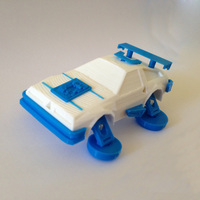 Toy car - DeLorean 3DRacers - Back To The Future - Thumbnail 3