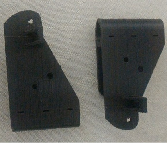 ZBrace (Right and Left) for FuseBox CoreXY 3D Printer 3D Print 88400