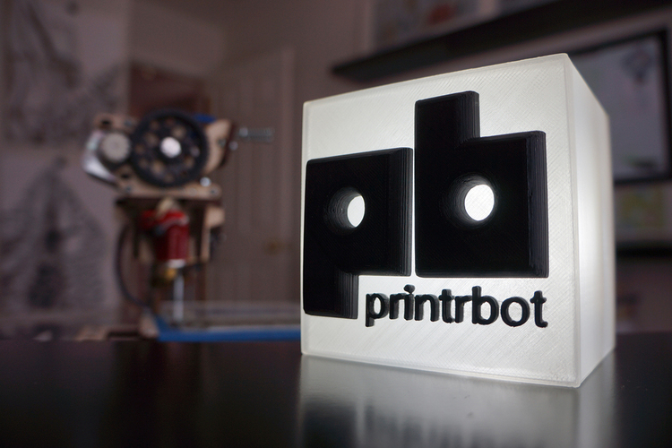 Light Box for PrintrBot Logo 3D Print 88404