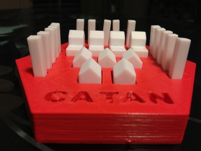 Catan Piece Holder 3D Print 88410