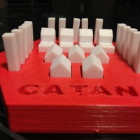 Small Catan Piece Holder 3D Printing 88410