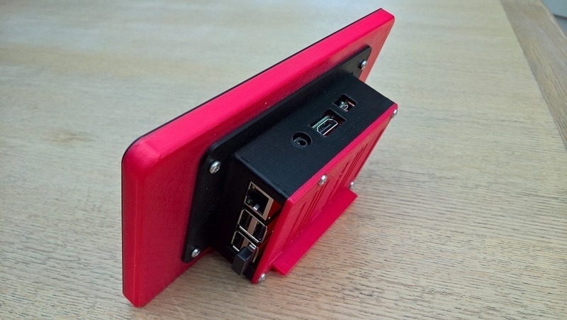 Raspberry Pi 7 Inch Touchscreen display case
