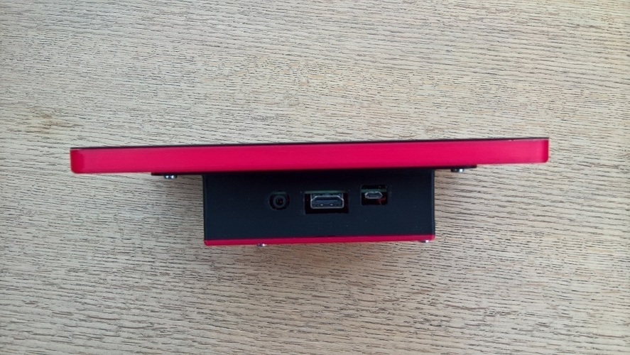 Raspberry Pi 7 Inch Touchscreen display case 3D Print 88430