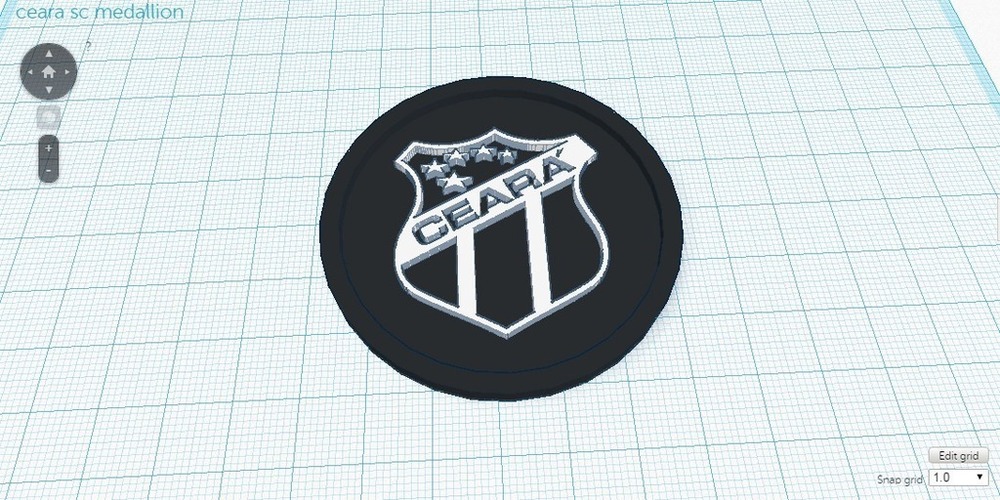 Ceará SC - medallion 3D Print 88511