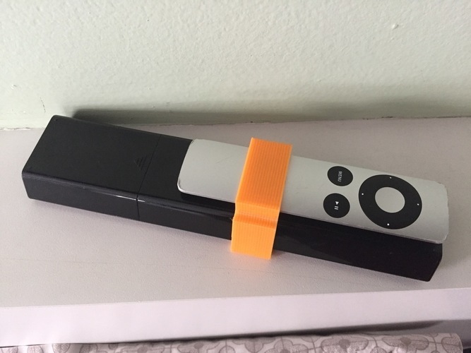 AppleTV + Sony TV remote control holder 3D Print 88528
