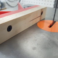 Small Pusher for Safe Cutting on your bandsaw, scroll saw, etc : - Thumbnail 2