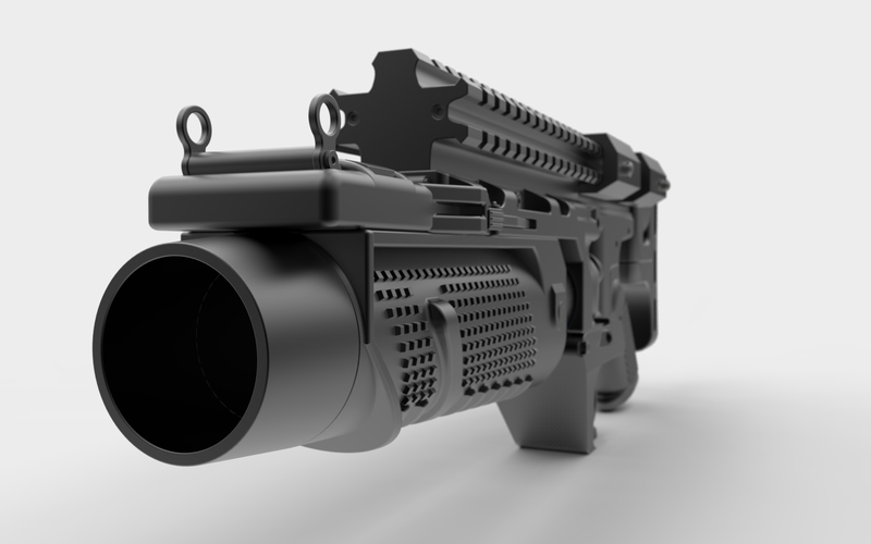 Batman's Grenade Launcher 1:1 scale (Batman vs Superman) 3D Print 88594