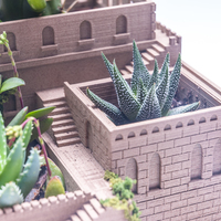 Mini Middle Eastern Villas 3-in-1 Planter - Thumbnail 4