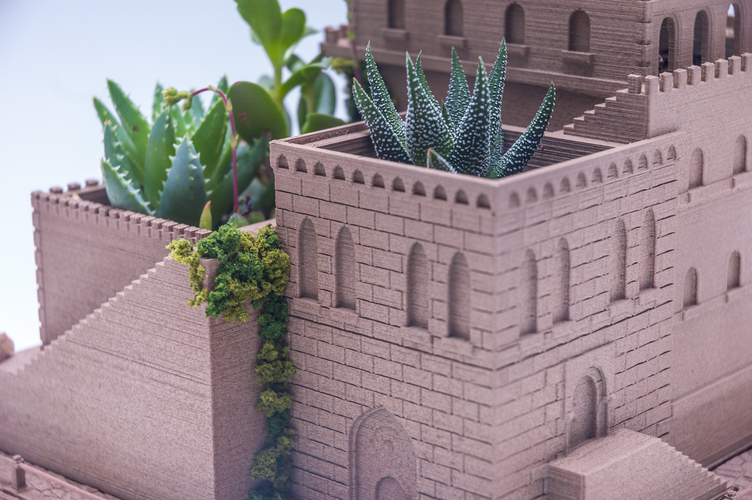 Mini Middle Eastern Villas 3-in-1 Planter 3D Print 88647