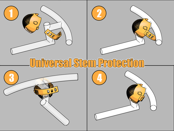 Universal Stem Protection 3D Print 88692