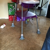 Dinosaur Feet Evenflo High Chair Risers - Thumbnail 4