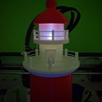 Round Base Lighthouse Model - Thumbnail 3