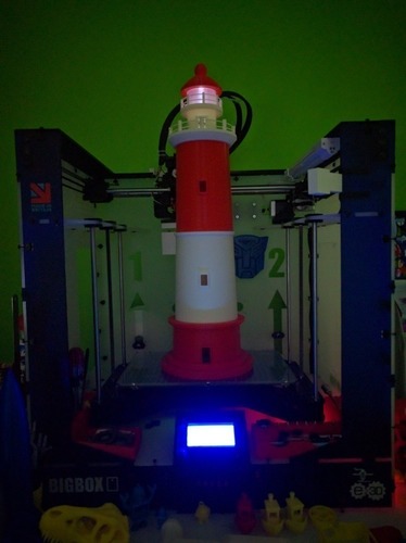 Round Base Lighthouse Model 3D Print 88792