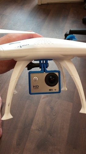 gopro / action camera holder for FX-7Ci quadcopter 3D Print 88821