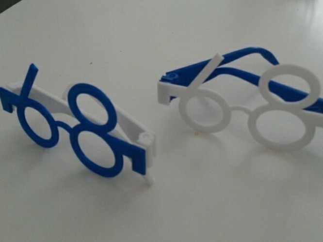 glasses for 68 independence day of Israel  3D Print 88824