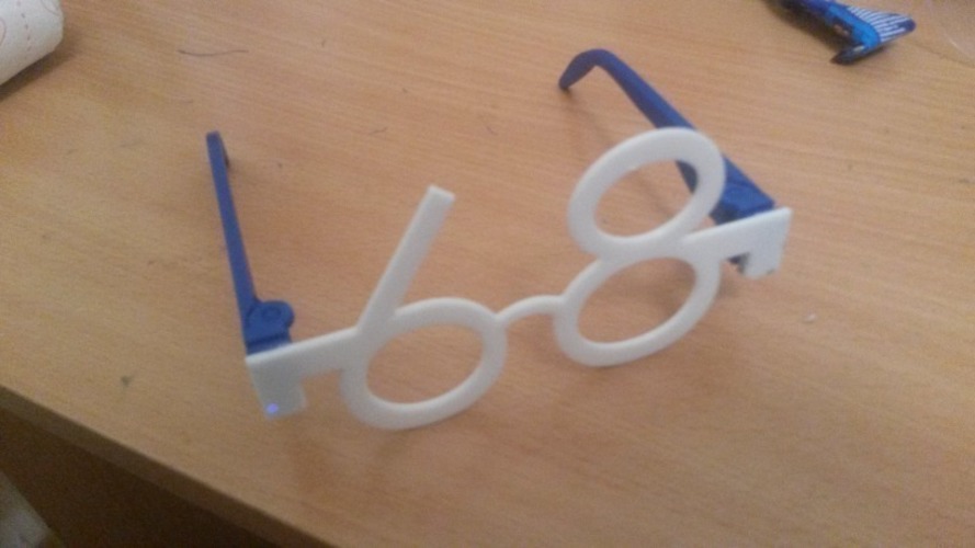 glasses for 68 independence day of Israel  3D Print 88825