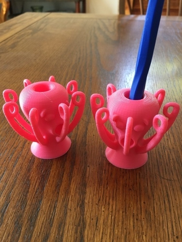 Octopus Pen Holder 3D Print 88888