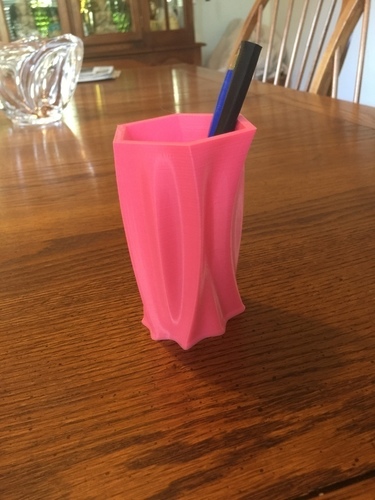 Folded Vase 3D Print 88896