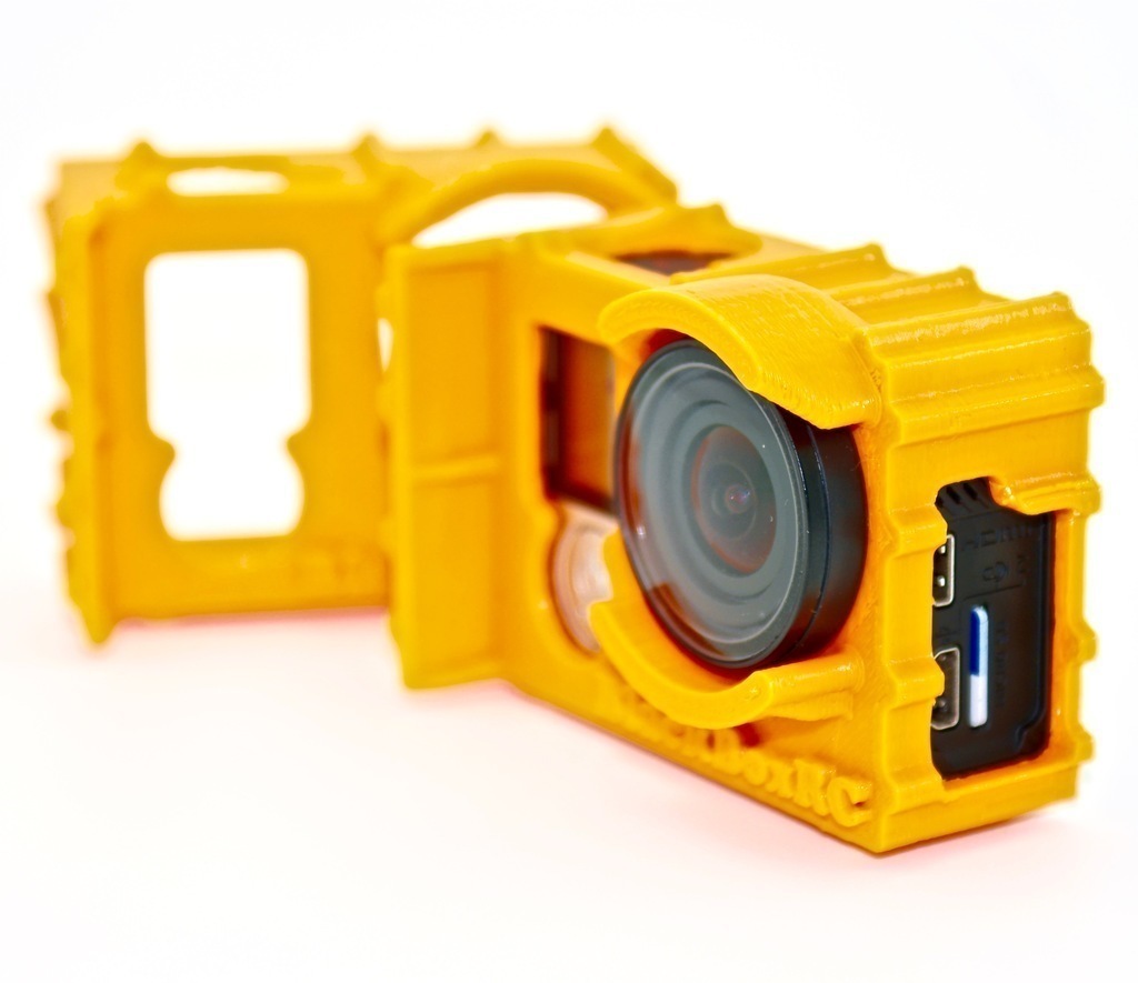 3d Printed Exopro Gopro Protective Case Vortex 250 Amp Wedge Cases By Blackboxrc Pinshape