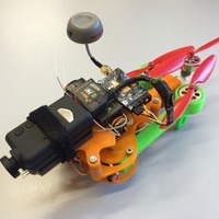 BushBasher MicroTri Mini Rc Tricopter v2 Foldable (RcHobbysUK) - Thumbnail 2
