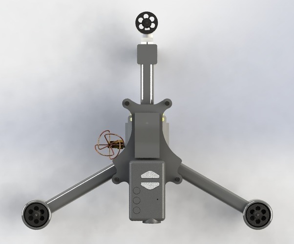 MicroTri Mini RC Tricopter (Multirotor) RchobbysUK 3D Print 89026