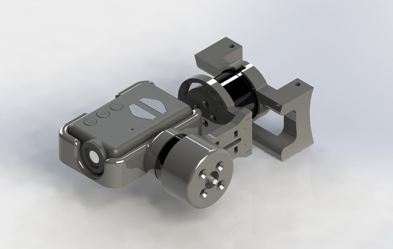 Qav 400 Brushles Gimbal for Mobius Action Cam & Boscam HD 19 3D Print 89055