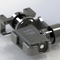 Qav 400 Brushles Gimbal for Mobius Action Cam & Boscam HD 19 - Thumbnail 7