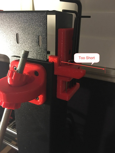 Extended Scraper Hook for Wanhao i3 3D Print 89139